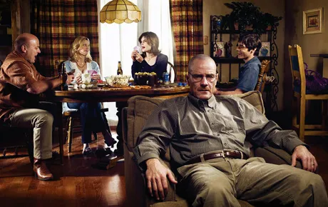 Scene from Breaking Bad show