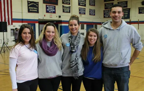 Students pose for photo