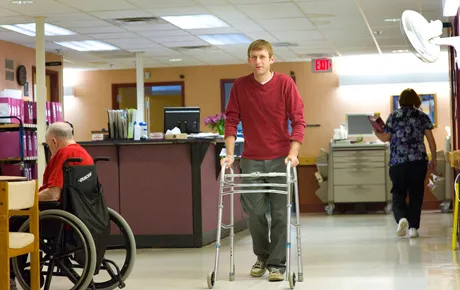 Elders in a nuring home