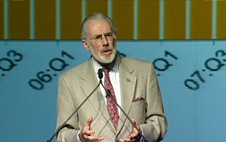 President Farish speaks at conference