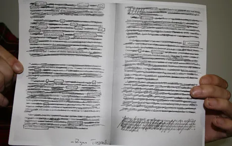 A student's found poetry