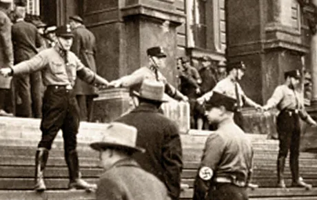 Historic image of Nazi police