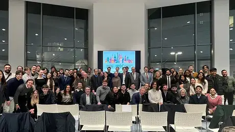 Students gather in Milan for International Real Estate Challenge.