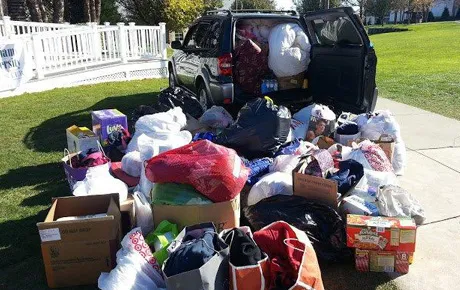 Aid collections to be shipped out