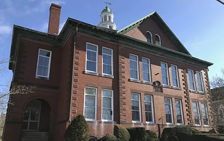 A former school building in downtown Bristol that will become an arts center.