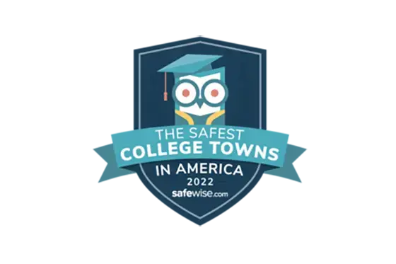 Safewise Safest College Towns in America 2022