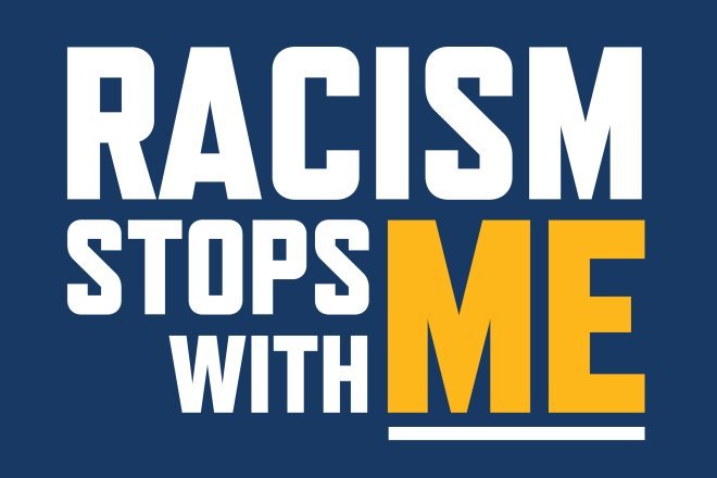 Racism Stops with Me Graphic