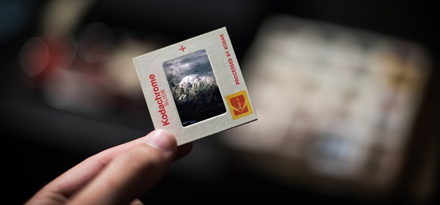 35mm Slide of Mountains