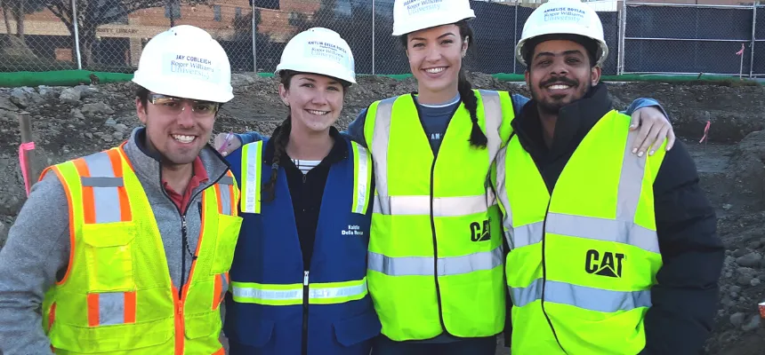 Design team poses together