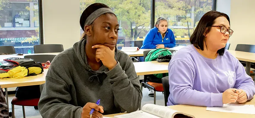Students in an EXT classroom