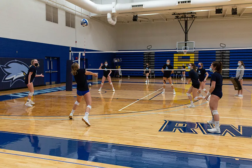 Using the space in the gym