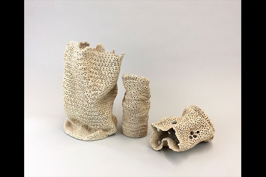 A ceramic by Erin Saunders