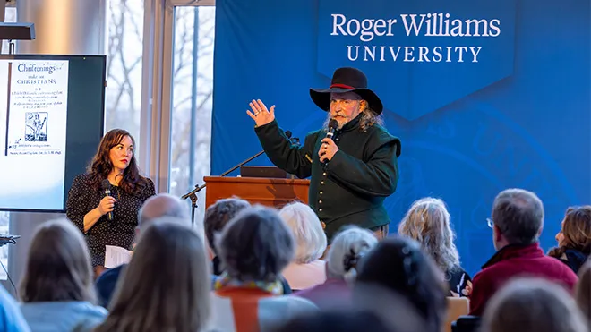 "Roger Williams" speaking