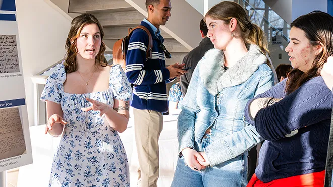 Students present projects