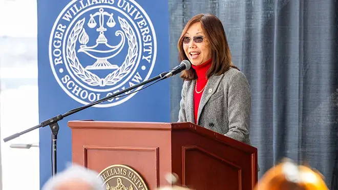 R.I. State Sen. Linda Ujifusa.