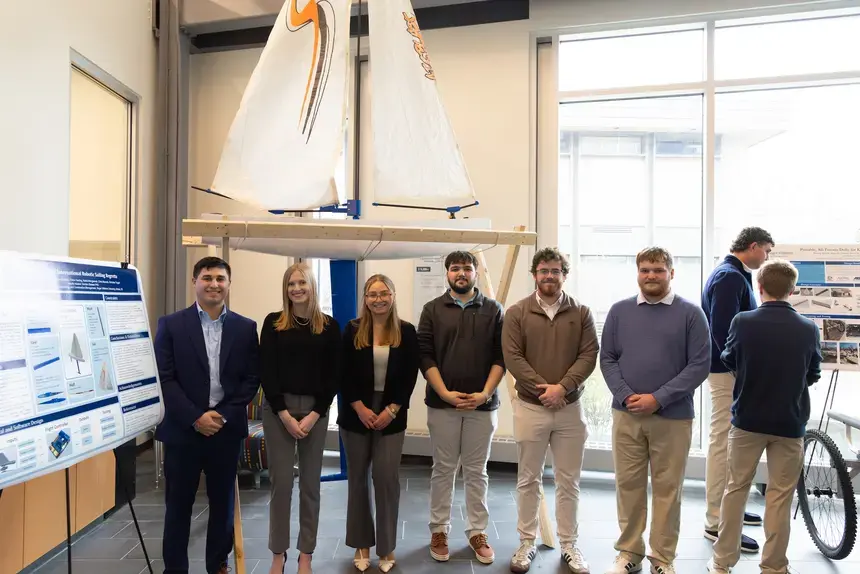 Autonomous sailboat called SailBot.