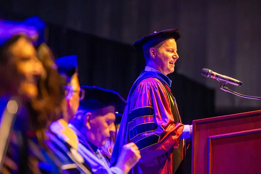 ssociate Vice President for Student Life and Dean of Students Derek Zuckerman emphasized the responsibility of each student to invest in the RWU community.