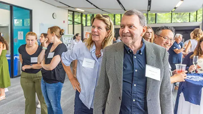 Elizabeth Moore with Ioannis Miaoulis