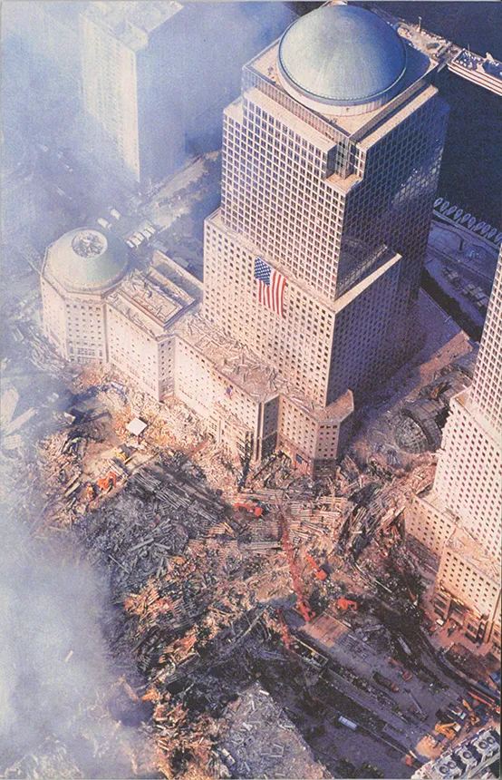 Sept. 11, 2001, photograph of World Trade Center 