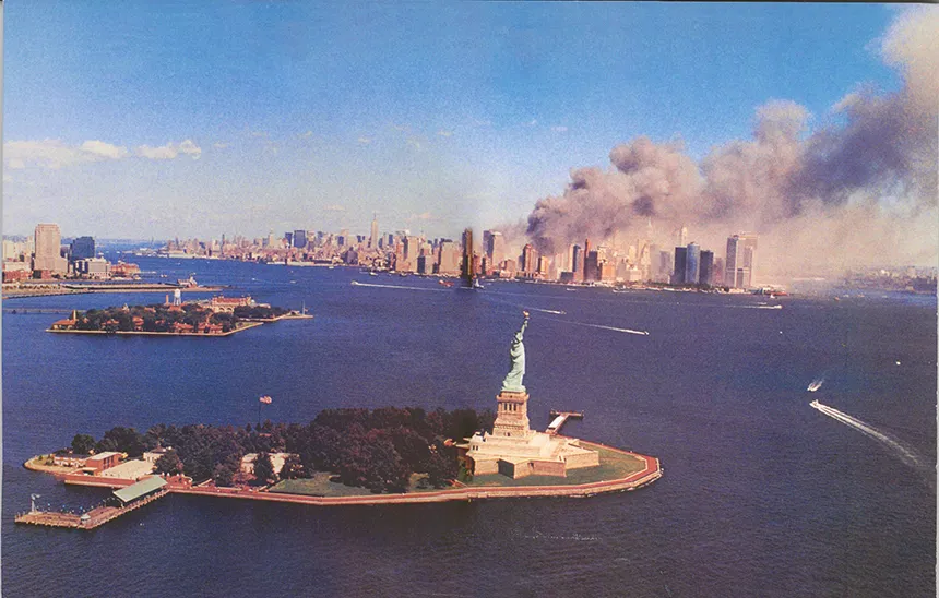 Sept. 11, 2001, photograph 