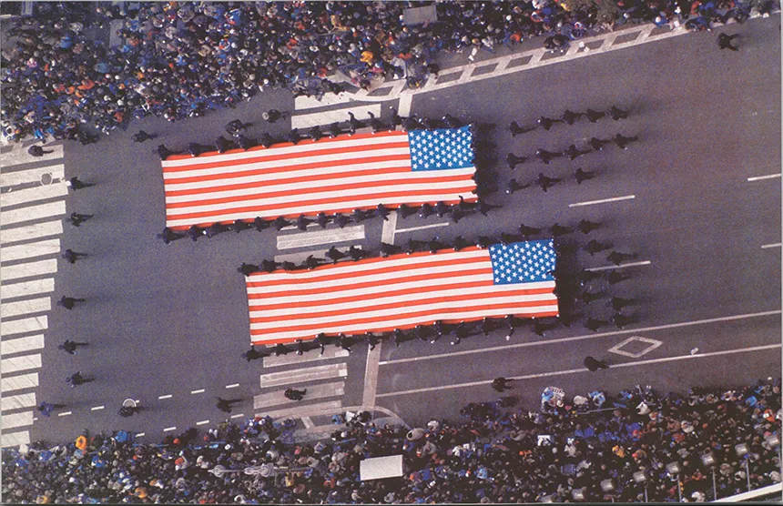 Sept. 11, 2011, photograph from 10th anniversary memorial in NYC