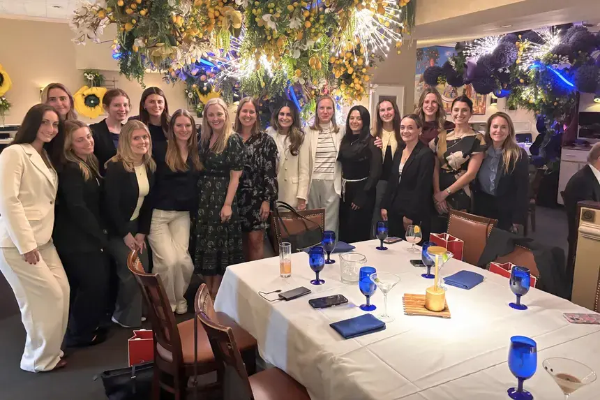 Women in Business club members members traveled to New York City in April to meet alumni and industry leaders.