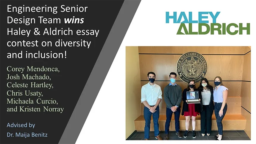 Announcement of poster win