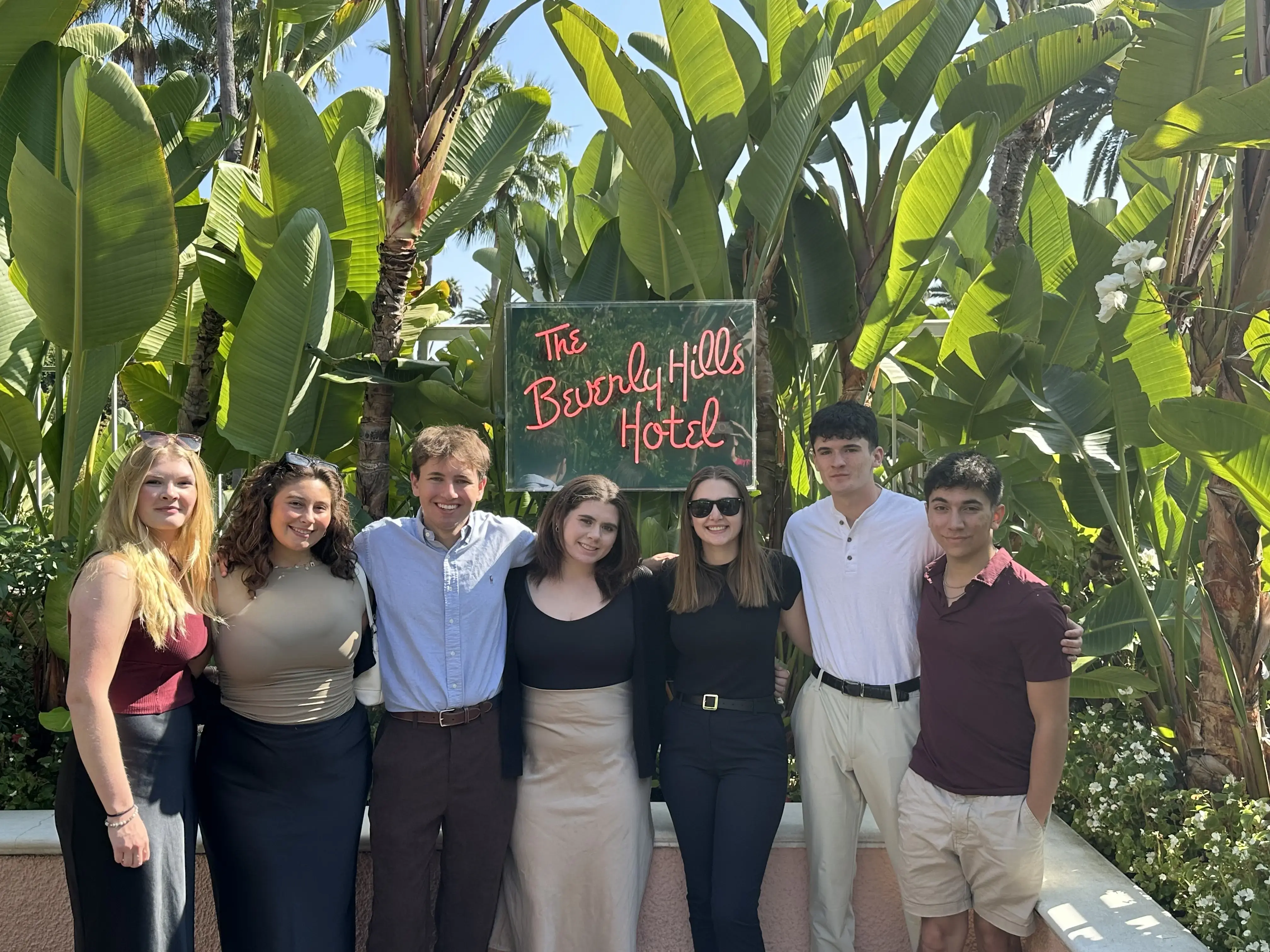 PR Students posing for a group photo