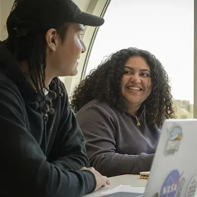 Students collaborating